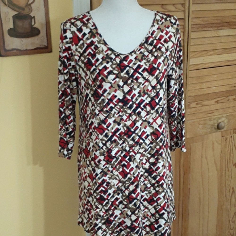 J. JILL Wearever Collection Tunic Leggings Top S